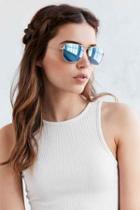 Urban Outfitters Ray-ban Caravan Flash Aviator Sunglasses,gold,one Size
