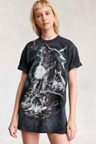 Urban Outfitters The Mountain Tie-dye Wolves Tee,navy,s