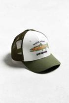 Urban Outfitters Patagonia World Trout Trucker Hat,white,one Size