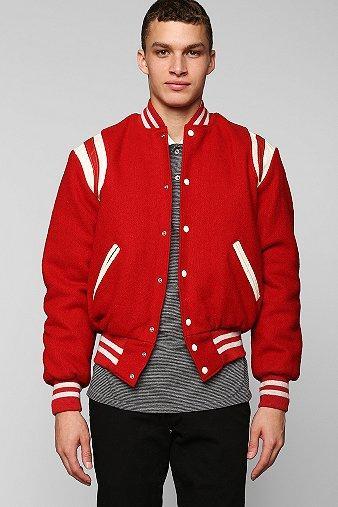 Vintage Red Varsity Jacket
