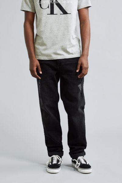 Calvin Klein X Uo Destructed Anti-fit Black Jean