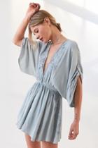 Astr Mila Floral Embroidered Romper