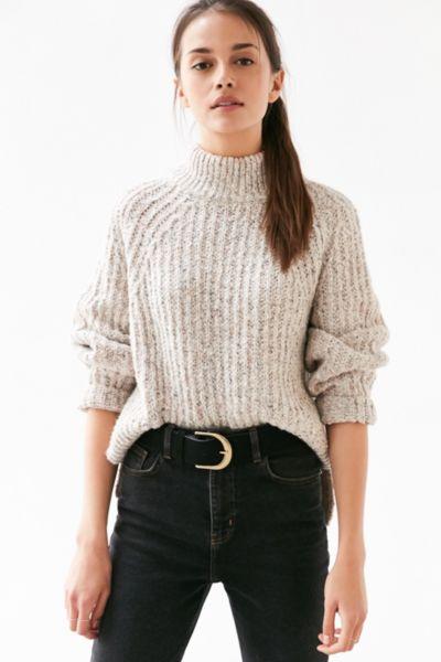 Silence + Noise Easton Mock Neck Sweater