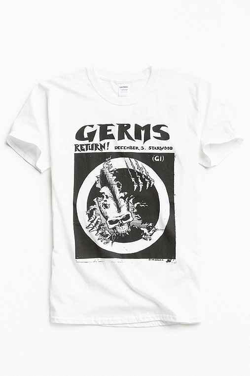 Urban Outfitters Germs Return Tee,white,xl
