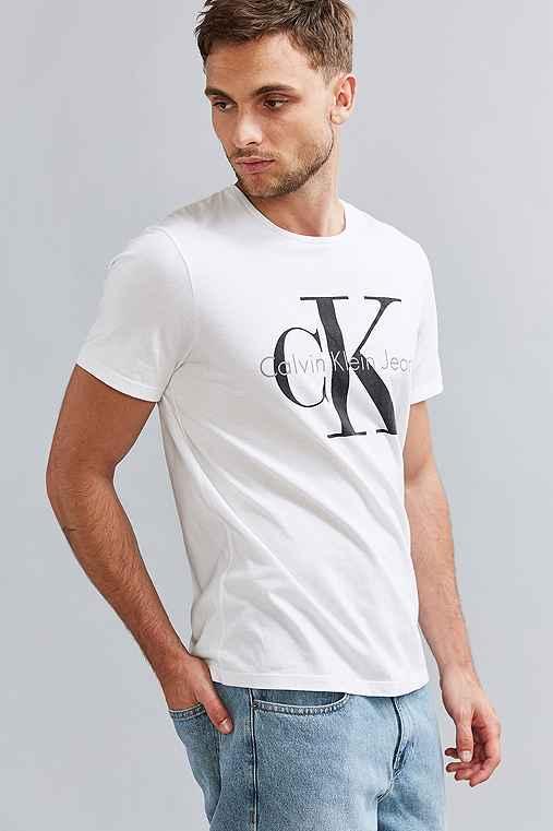 Urban Outfitters Calvin Klein Jeans Reissue Tee,white,xl