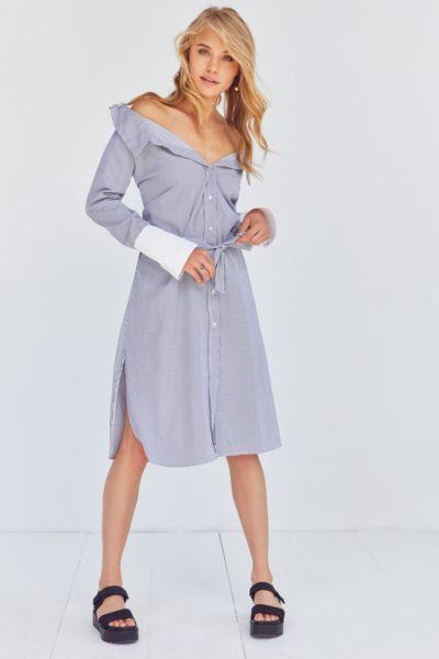 Nice Martin Lara Button-down Shirt Dress