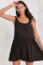 Urban Outfitters Kimchi Blue Shirley Tie-shoulder Babydoll Dress,black,m