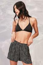 Urban Outfitters Out From Under Flutterfly Short,black & White,l