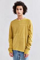 Urban Outfitters Uo Anson Thermal Blocked Long Sleeve Tee