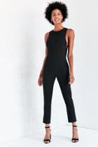Kensie Modern Sleeveless Crepe Jumpsuit