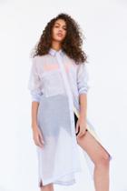 Urban Outfitters Bdg Mermaid Maxi Button-down Shirt