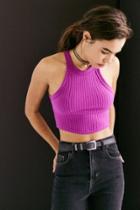 Urban Outfitters Truly Madly Deeply Blakeley High Neck Cropped Top