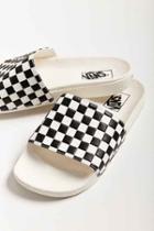 Urban Outfitters Vans Checkerboard Pool Slide,black & White,8