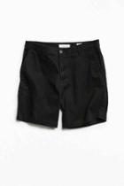 Urban Outfitters Uo Prep Chino Short,black,28