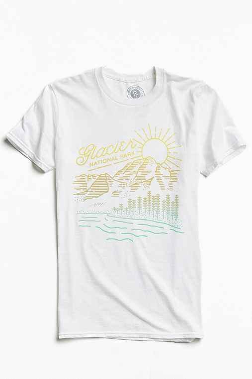 Urban Outfitters Parks Project Glacier Vista Tee,white,s