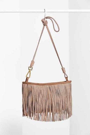 Ecote Crescent Fringe Bag