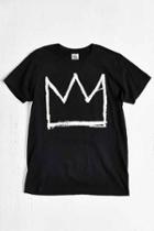 Urban Outfitters Junk Food Basquiat Crown Tee,black,l