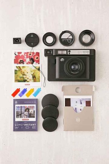 Urban Outfitters Lomography Lomo'instant Wide Camera - Black,black,one Size