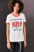 Urban Outfitters Junk Food Classic Rock Ringer Tee,red,l