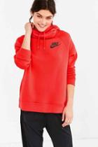 Urban Outfitters Nike Rally Hoodie Sweatshirt,red,m