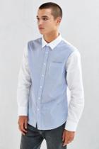 Urban Outfitters Stussy Striped Front Button-down Shirt