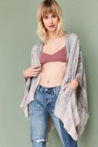 Urban Outfitters Acid Wash Poncho