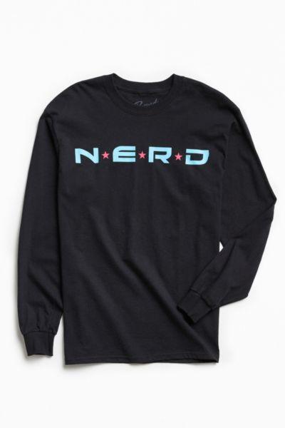 Urban Outfitters Nerd Logo Long Sleeve Tee
