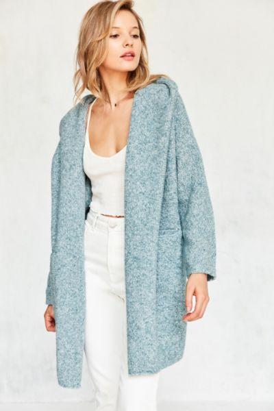 Urban Outfitters Silence + Noise Hooded Open Cardigan