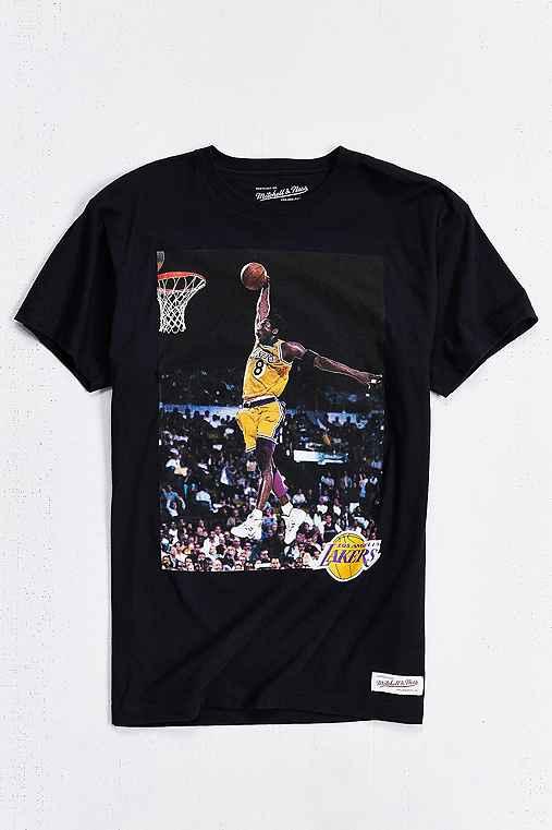 Urban Outfitters Mitchell & Ness Kobe Bryant Photo Tee,black,l