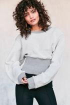 Urban Outfitters Silence + Noise Corset Pullover Sweatshirt