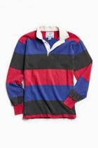Urban Outfitters Vintage Vintage Lands End Raspberry + Violet Stripe Rugby Shirt