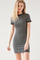 Urban Outfitters Bdg Striped Bodycon T-shirt Dress