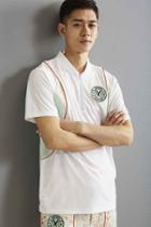 Urban Outfitters Puma X Daily Paper Polo Shirt,white,l