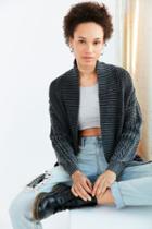 Urban Outfitters Ecote Acid Wash Cable Cardigan