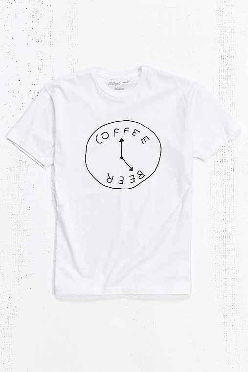 Urban Outfitters Valley Cruise Clock Tee,white,l