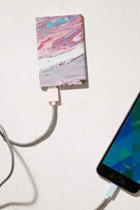 Urban Outfitters Oil Slick Slim Portable Power Charger,pink,one Size