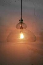 Urban Outfitters Ezra Blown Glass Pendant Light,clear,one Size
