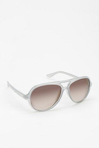 Plastic Aviator Sunglasses