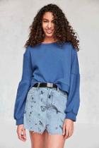 Urban Outfitters Silence + Noise Some Kind Of Magic Sweatshirt,blue,l