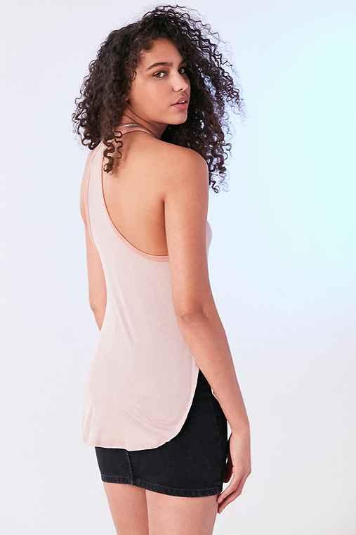 Urban Outfitters Kimchi Blue Ally Rib Racerback Cami,cream,s