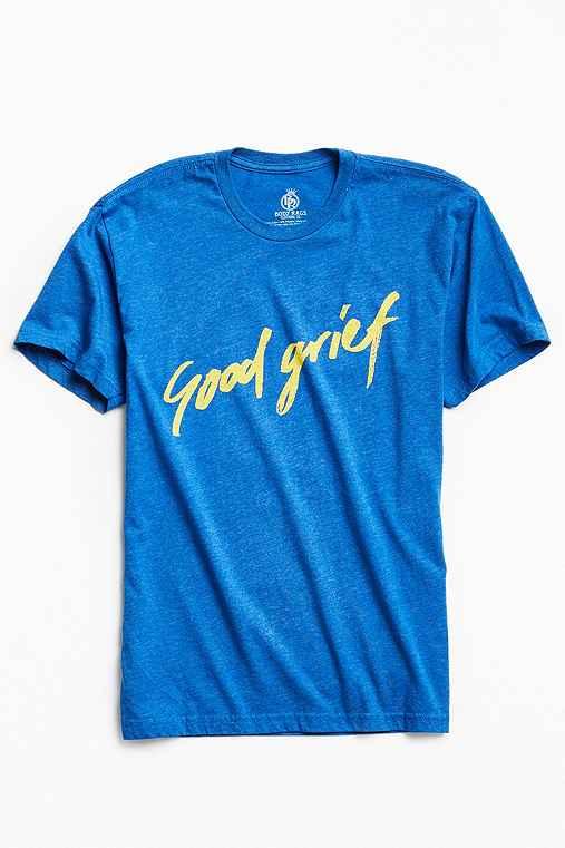 Urban Outfitters Bastille Good Grief Triangle Tee,blue,m
