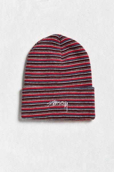 Stussy Stock Striped Cuff Beanie