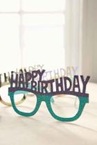 Urban Outfitters Happy Birthday Party Glasses Set,multi,one Size