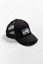 Urban Outfitters Patagonia Shop Sticker Patch Trucker Hat,black,one Size