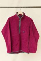 Urban Outfitters Vintage Patagonia Eggplant Fleece Pullover Jacket,assorted,one Size