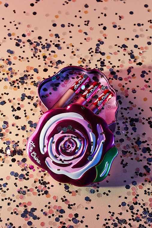 Urban Outfitters Lime Crime Mini Velvetine Matte Lipstick Box Set,fuchsia Rose,one Size
