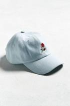 Urban Outfitters Uo Denim Rose Baseball Hat