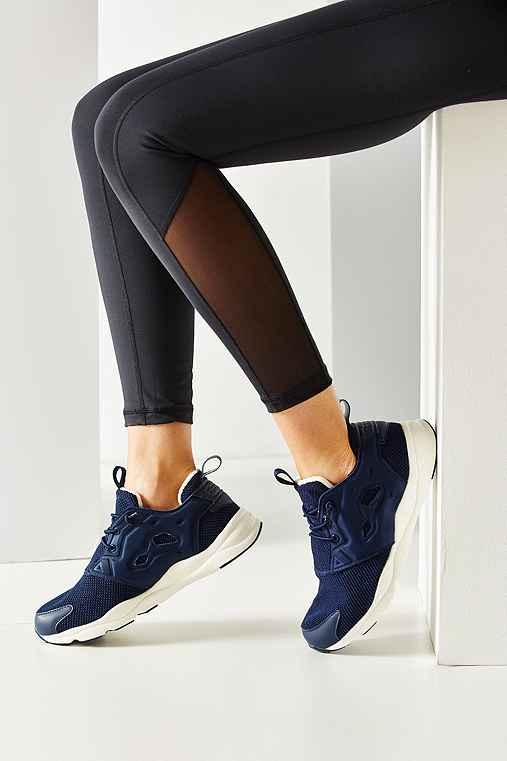 Urban Outfitters Reebok Furylite Winter Sneaker,navy,7