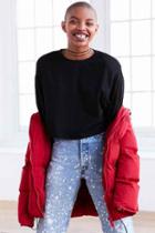 Urban Outfitters Silence + Noise Out And About Long-sleeve Tee,black,xs/s