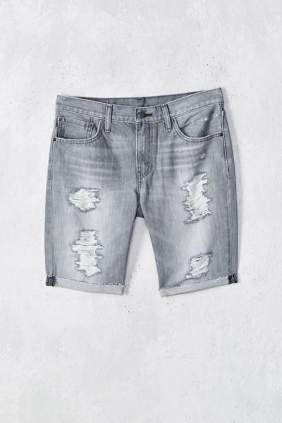 Levi&apos;s Levi's 511 Goodlands Grey Destroyed Denim Short